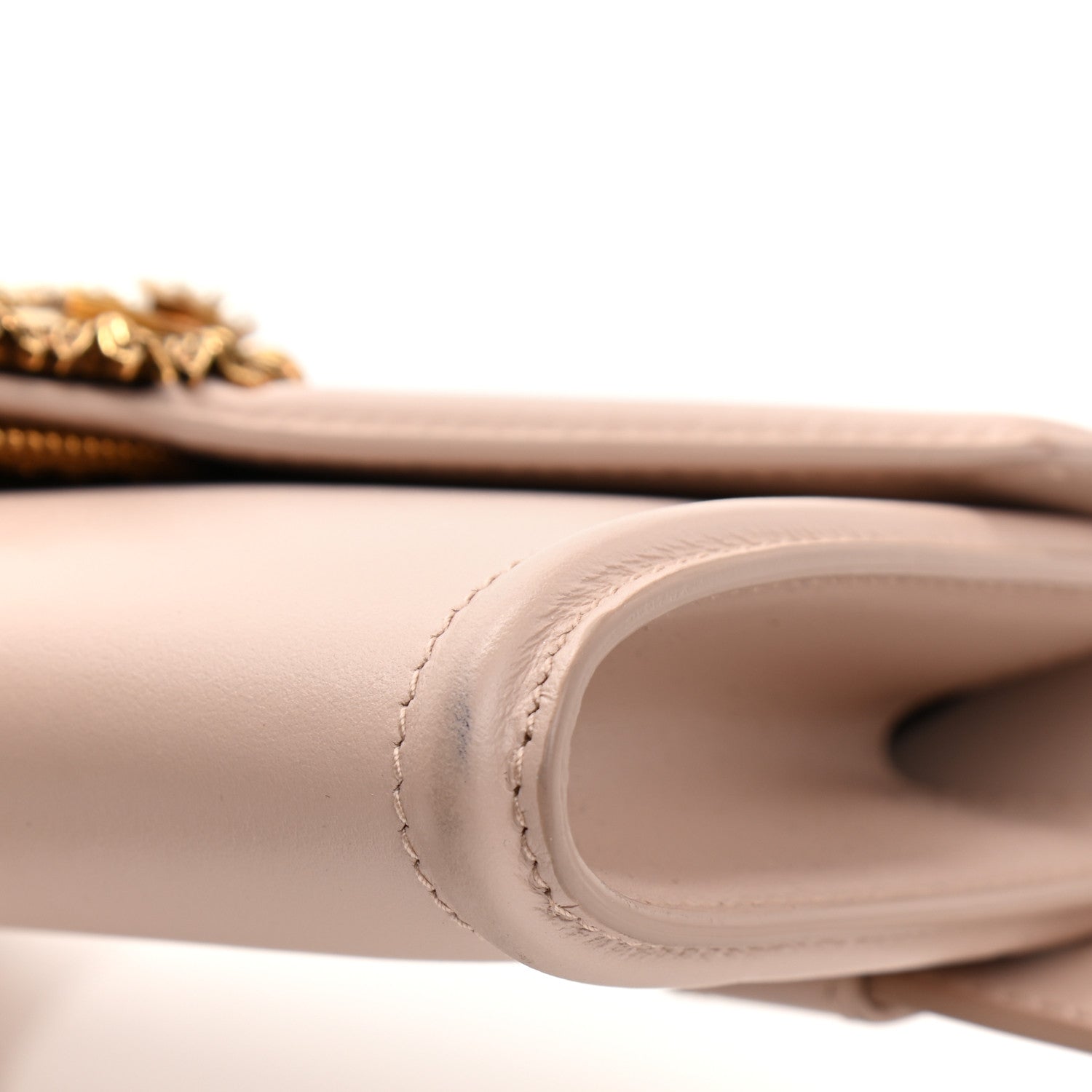 Dolce & Gabbana Agnello Vitello Devotion Belt Bag 95 38 Rosa Laminato 10 of 15