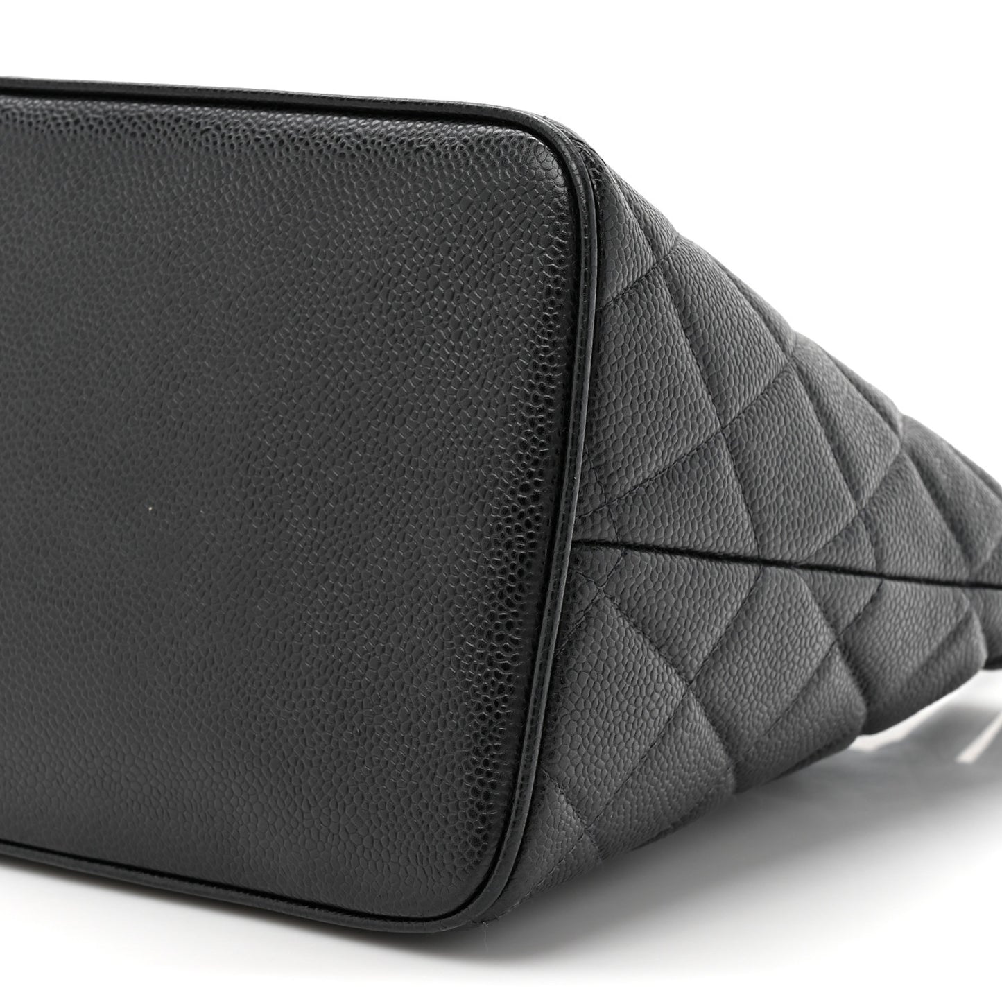 Caviar Quilted Medallion Tote Black