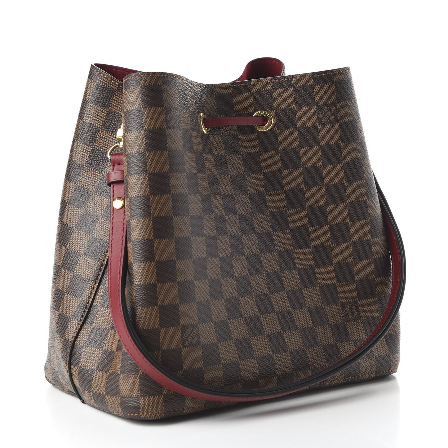 Damier Ebene Neonoe MM Cherry Berry