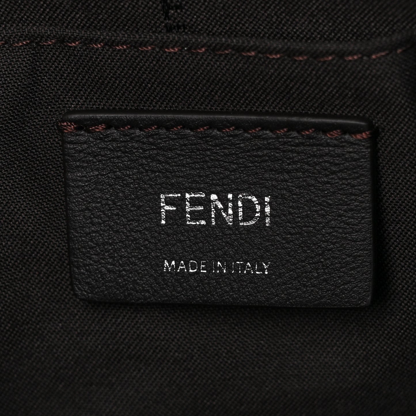 Vitello Dolce Bi-Color FF 1974 Embossed Mini By The Way Boston Bag Maya Black