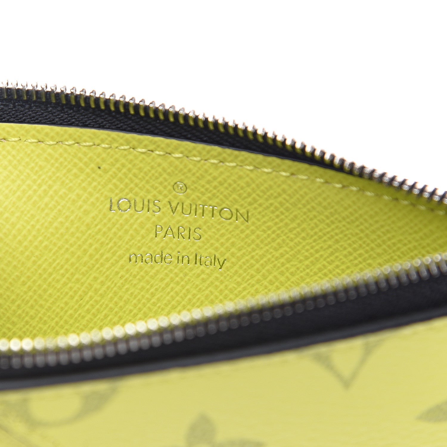 Louis Vuitton Monogram Taiga Coin Card Holder Yellow 5 of 6