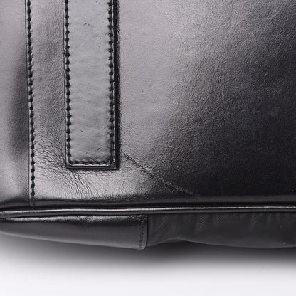 Prada Tessuto Nylon Soft Calfskin Shoulder Bag Black 11 of 15