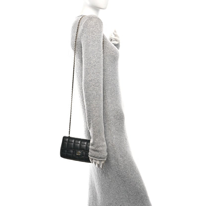 Chanel Lambskin Quilted Mini Chocolate Bar Flap Black 2 of 9