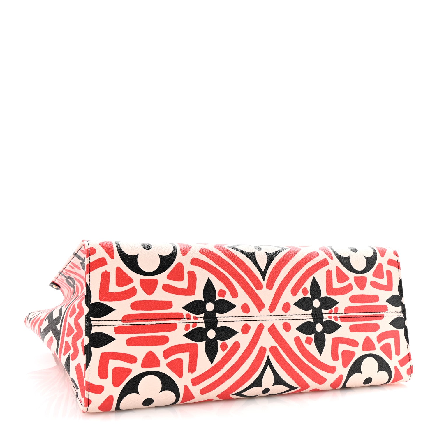 Louis Vuitton Monogram Giant Crafty Onthego GM Creme Rouge Black 4 of 9