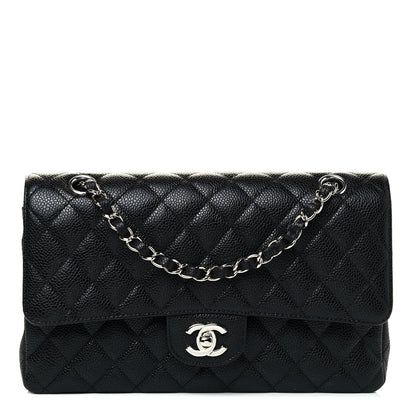 Chanel Caviar Quilted Medium Double Flap Black 1 of 4