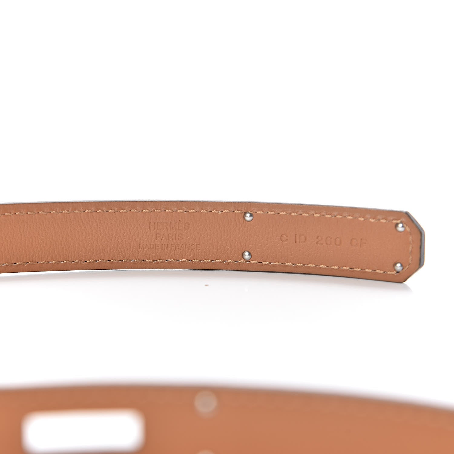 Hermes Epsom Kelly Belt Black 4 of 6