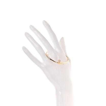 Cartier 18K Yellow Gold Diamond Small Juste Un Clou Bracelet 15 2 of 5