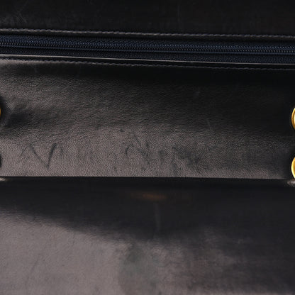 Chanel Lambskin Quilted Small Double Flap Navy 12 of 13