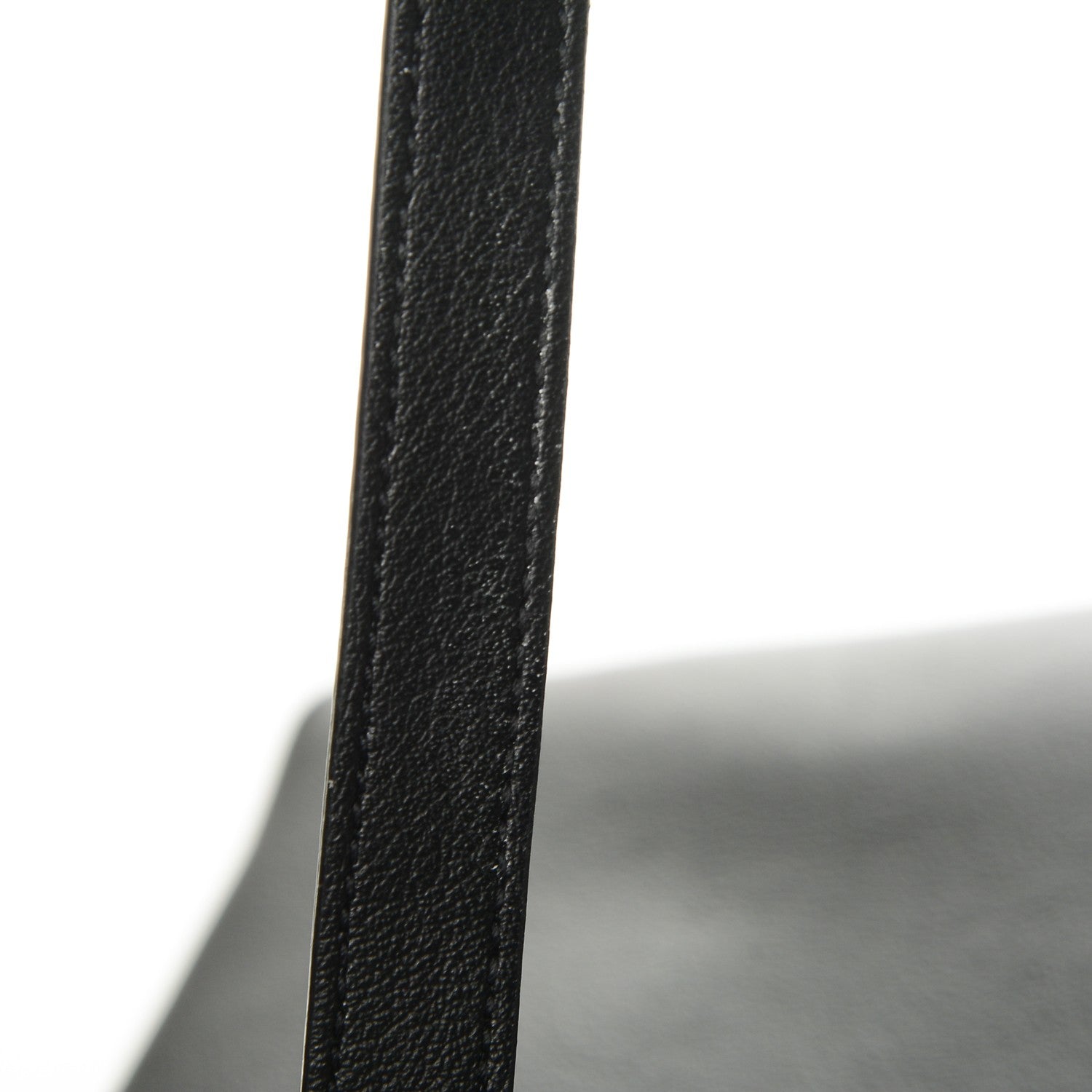Saint Laurent Calfskin Large Fringe Shopping Tote Black 7 of 7