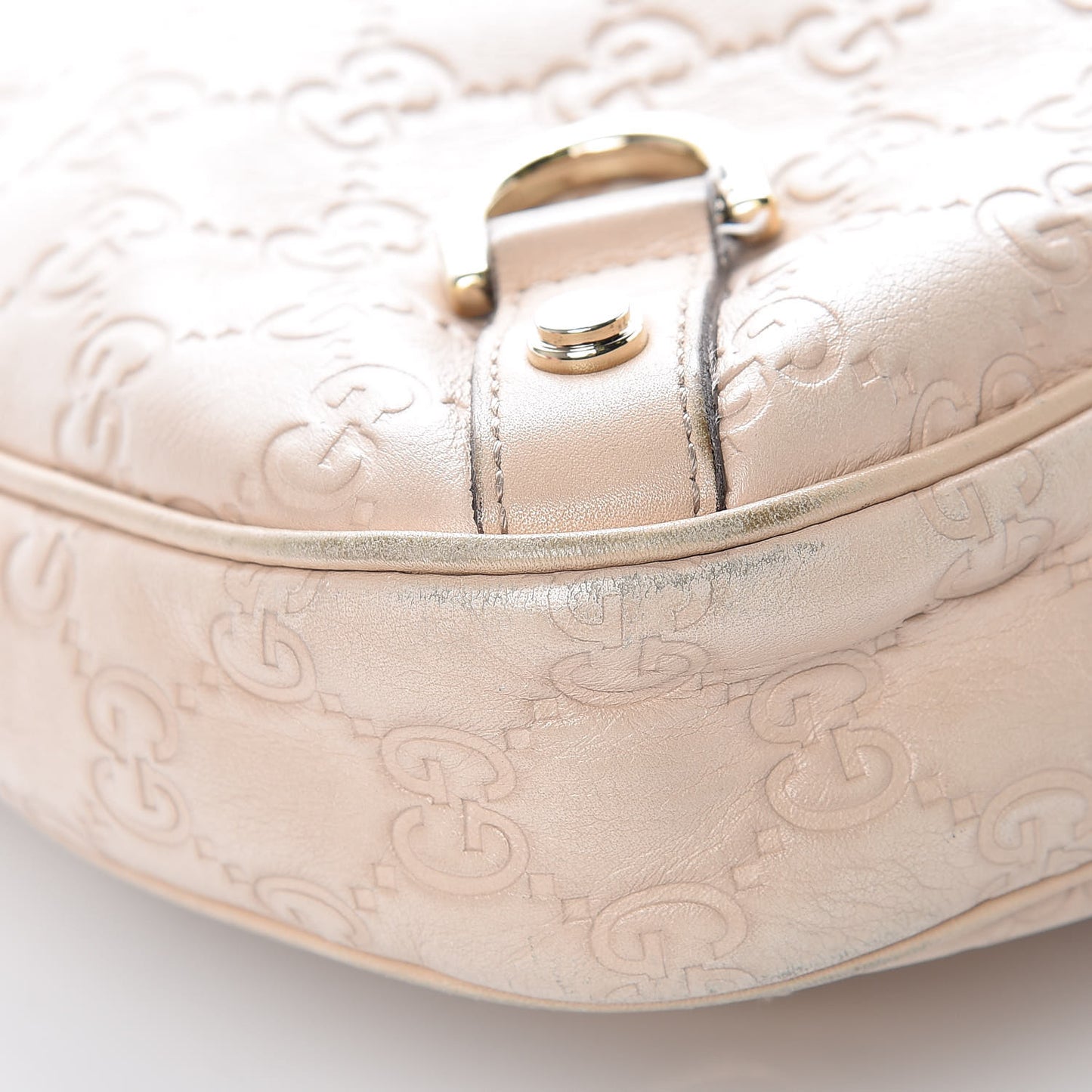 Guccissima Medium Abbey D Ring Hobo Pink