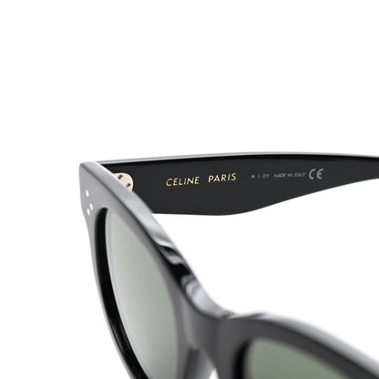 Celine Acetate Studded Mineral Round Sunglasses CL40031N Black 5 of 7