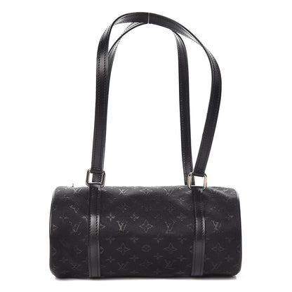 Louis Vuitton Satin Monogram Mini Papillon Black 1 of 10