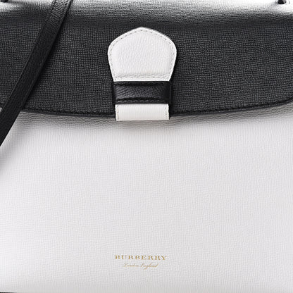 Burberry Derby Calfskin House Check Medium Camberley Chalk White Black 11 of 11