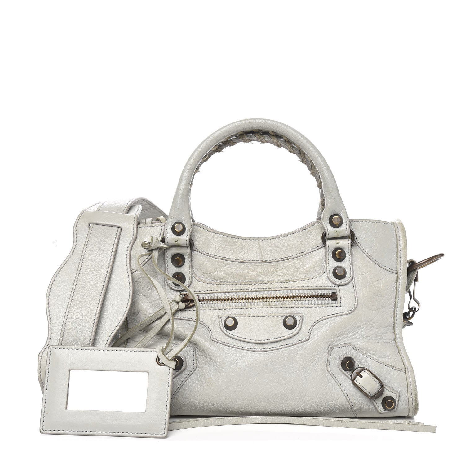 Balenciaga Agneau Classic Hardware Mini City Gris Glace 1 of 15