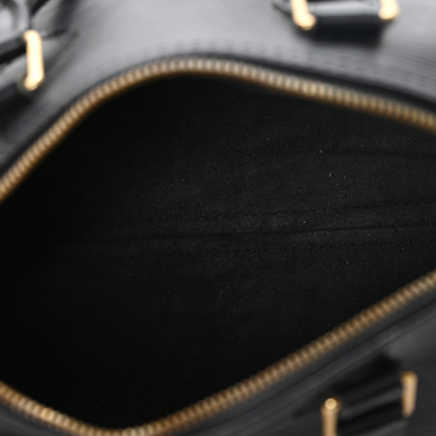Louis Vuitton Epi Speedy 25 Black 5 of 10