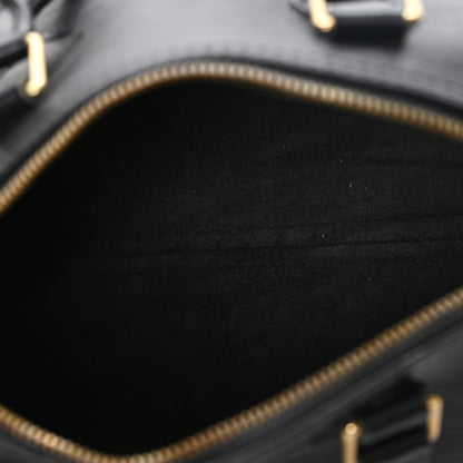 Louis Vuitton Epi Speedy 25 Black 5 of 10