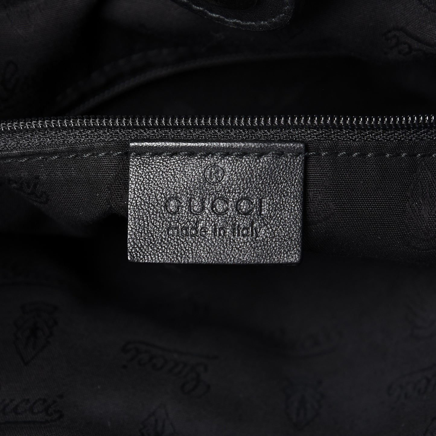 Guccissima Medium Sukey Tote Black