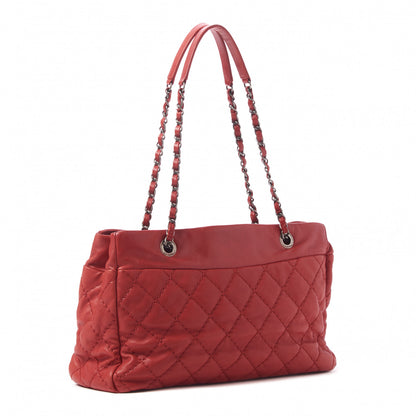 Chanel Calfskin Medium Stitch It Tote Red 2 of 9