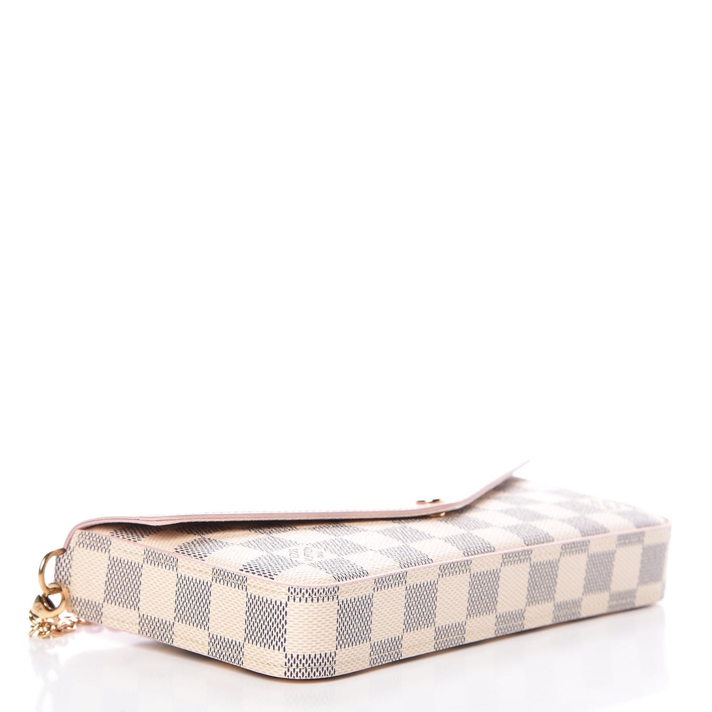 Damier Azur Calfskin Pochette Felicie Eau de Rose