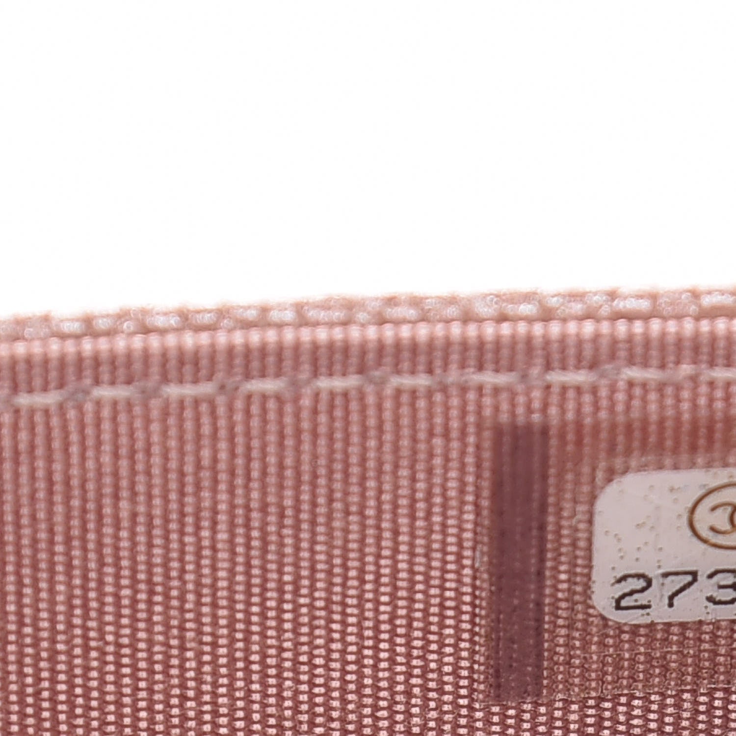 Chanel Metallic Caviar Chevron Quilted Vintage Mademoiselle Wallet On Chain WOC Pink 8 of 13
