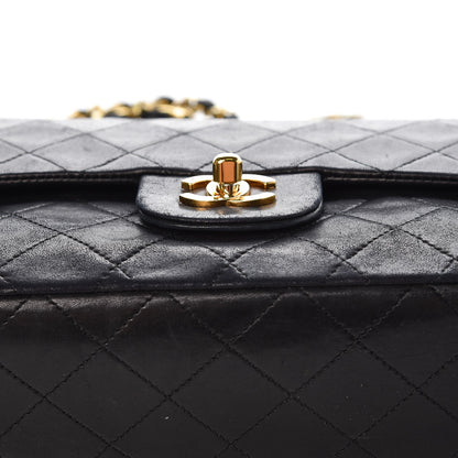 Chanel Lambskin Quilted Small Double Flap Black 17 of 19