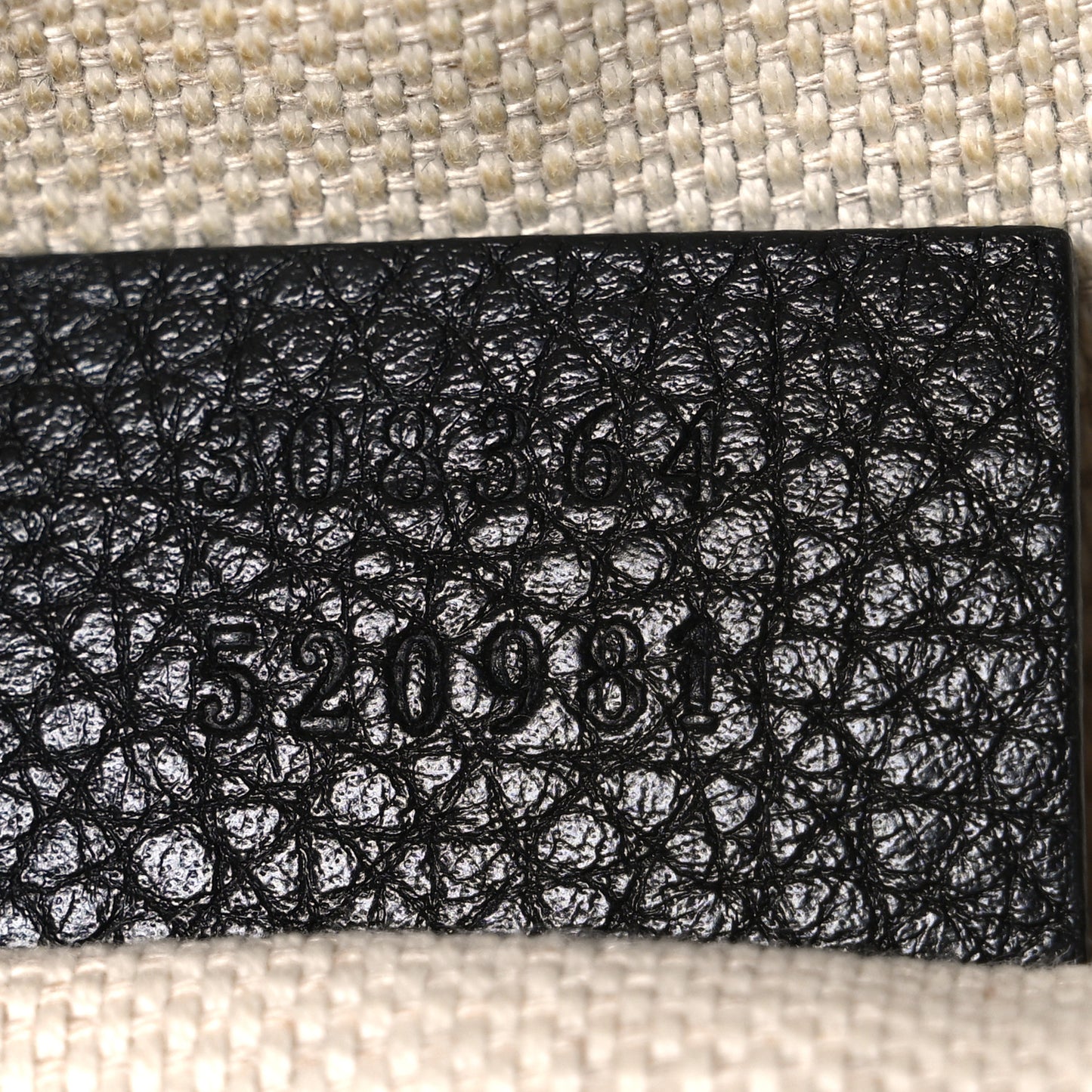 Pebbled Calfskin Small Soho Disco Bag Black
