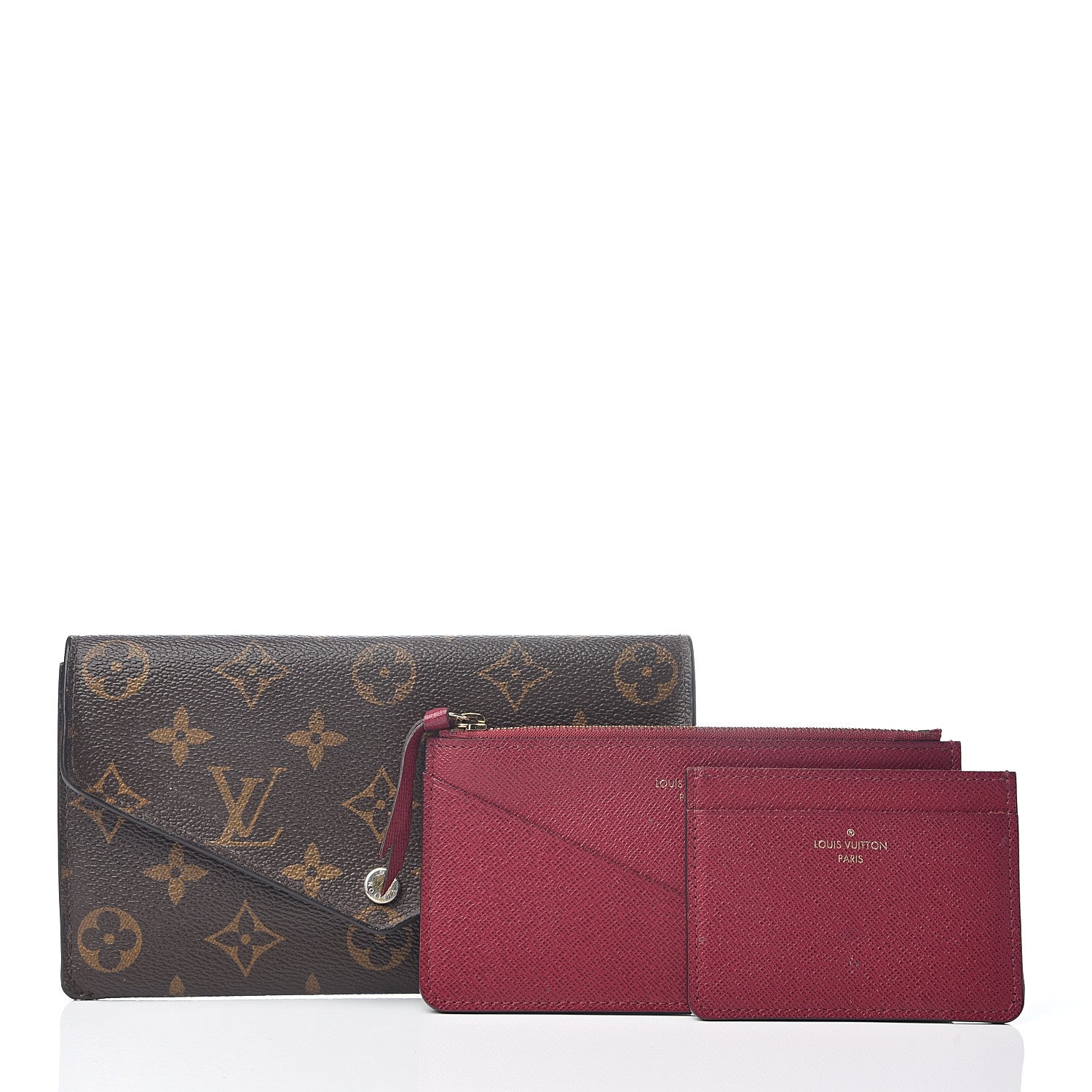 Louis Vuitton Monogram Jeanne Wallet Fuchsia 2 of 9