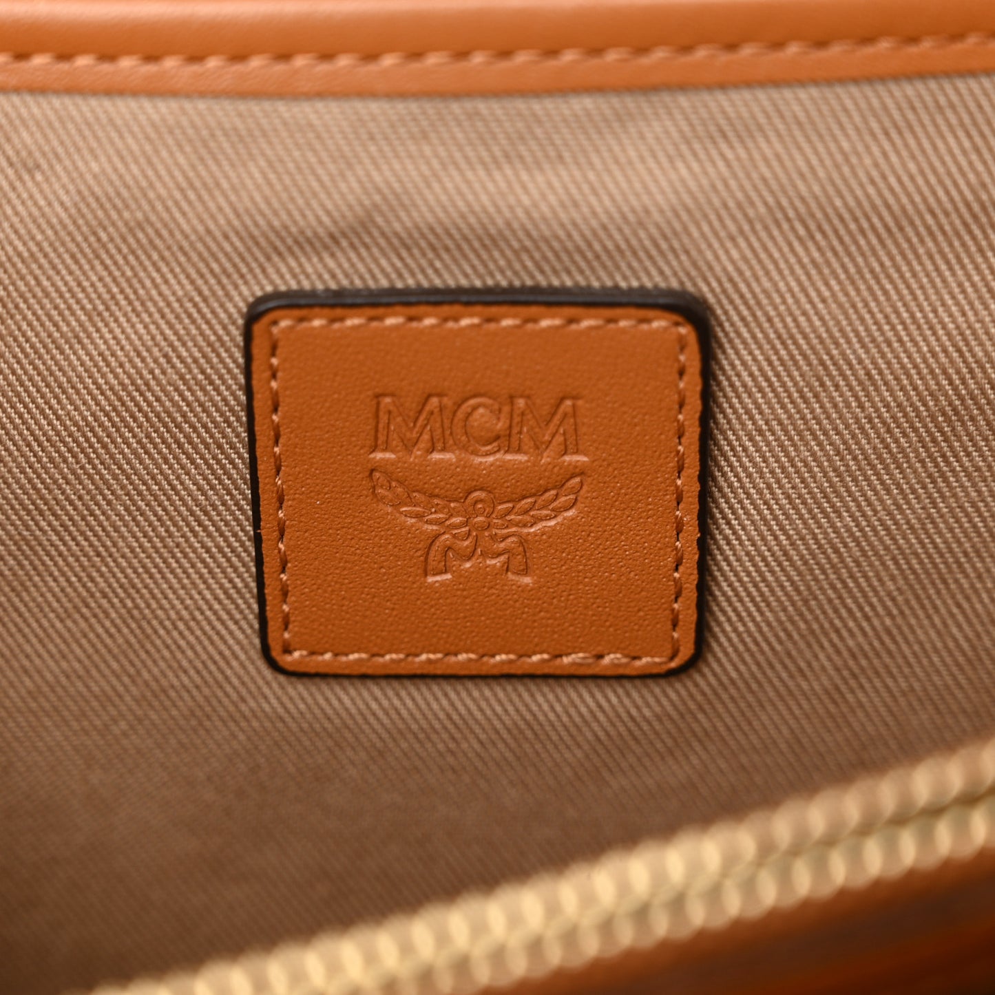 Visetos Medium Patricia Wallet On Chain Cognac