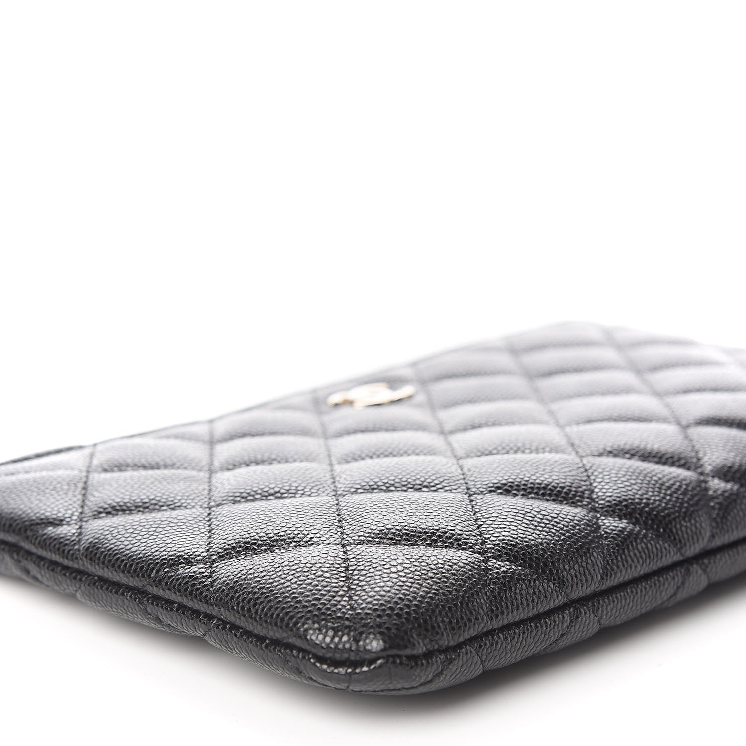 Chanel Caviar Quilted Cosmetic Case Black 6 of 12