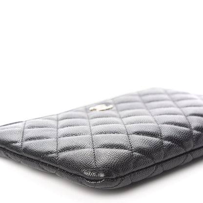 Chanel Caviar Quilted Cosmetic Case Black 6 of 12