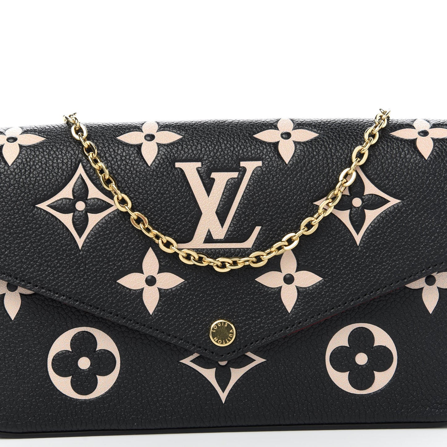 Empreinte Monogram Giant Felicie Pochette Black Beige
