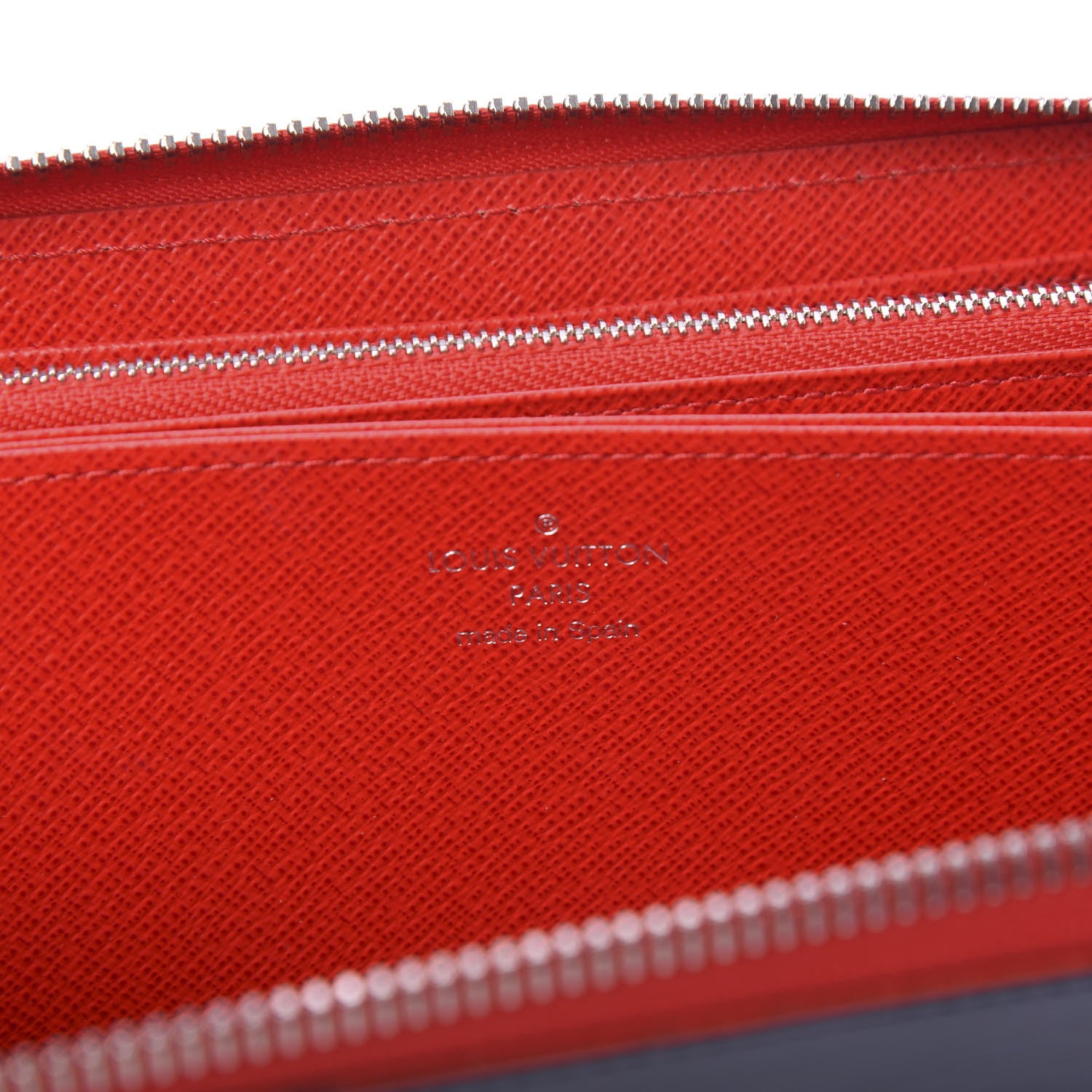 Louis Vuitton Epi Zippy Wallet Cobalt Coquelicot 8 of 10