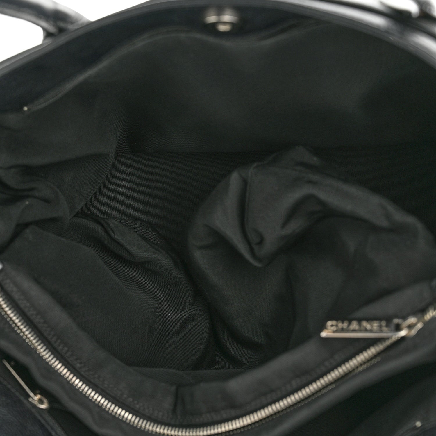Chanel Calfskin Cerf Executive Shopper Tote Black 5 of 13