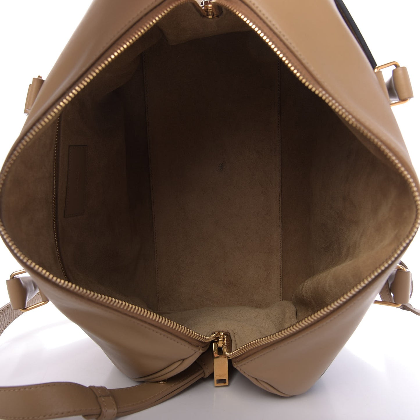 Smooth Calfskin Bi-Color Duffle 6 Beige Black