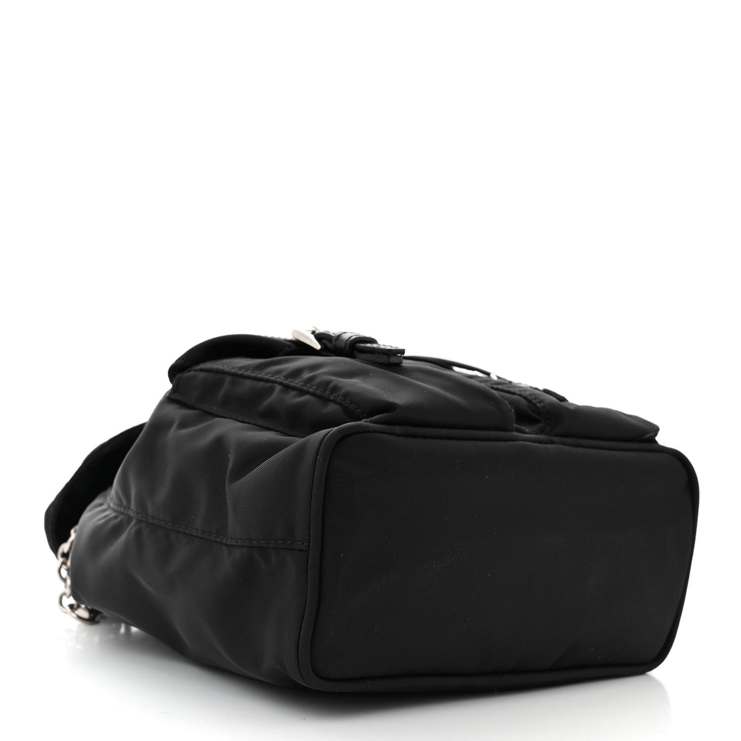 Nylon Vela Mini Crossbody Backpack Black