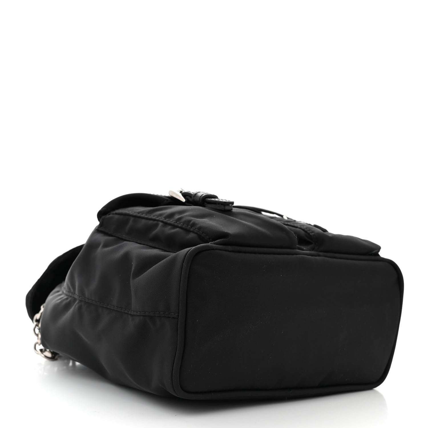Prada Nylon Vela Mini Crossbody Backpack Black 4 of 11