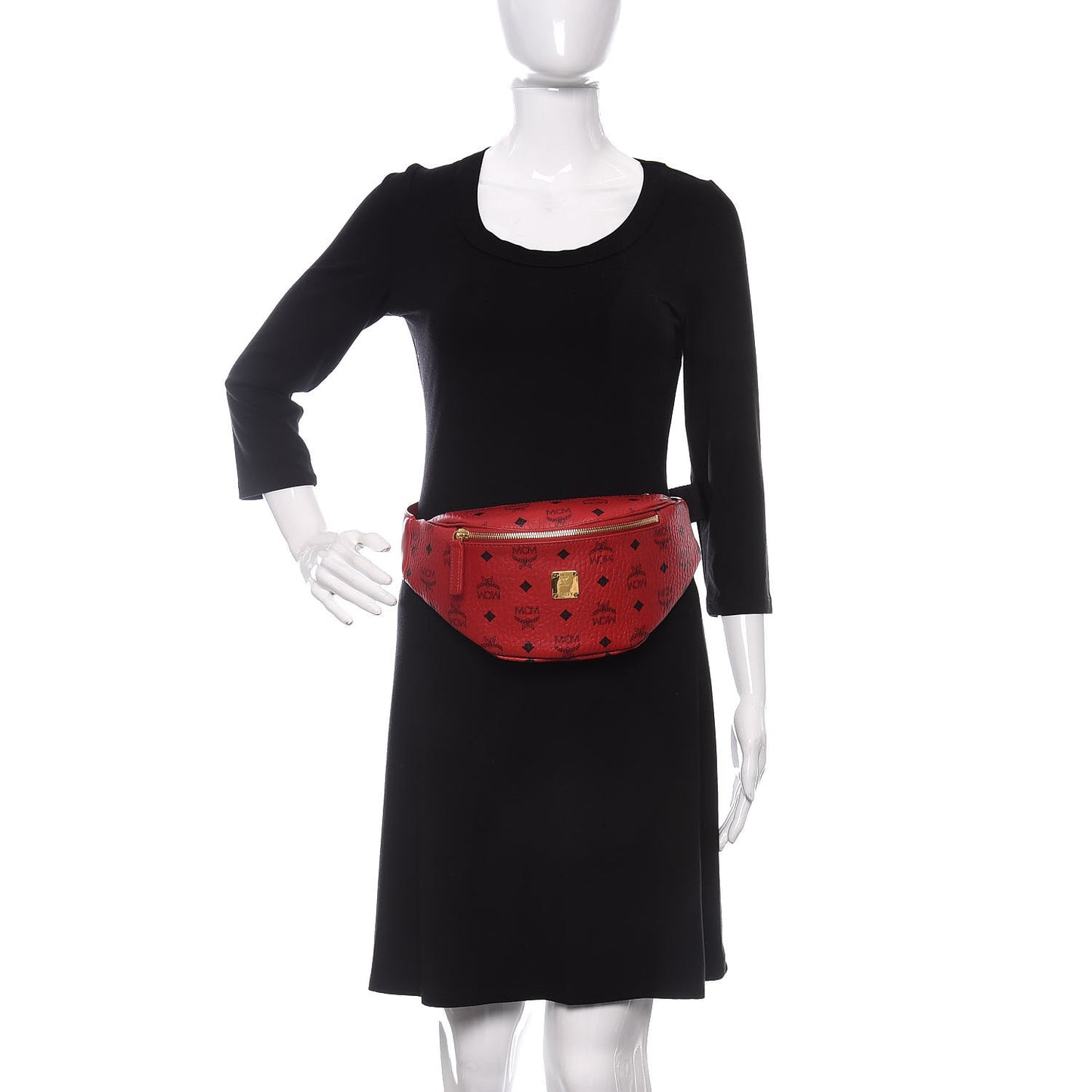 Visetos Small Stark Belt Bag Ruby Red