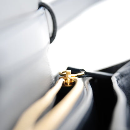 Celine Box Calfskin Medium Classic Box Flap Bag Navy 8 of 8