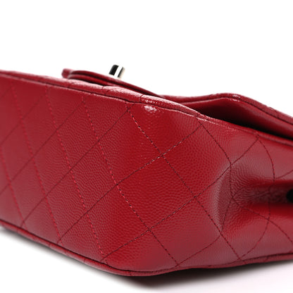 Chanel Caviar Quilted Mini Square Flap Red 10 of 10