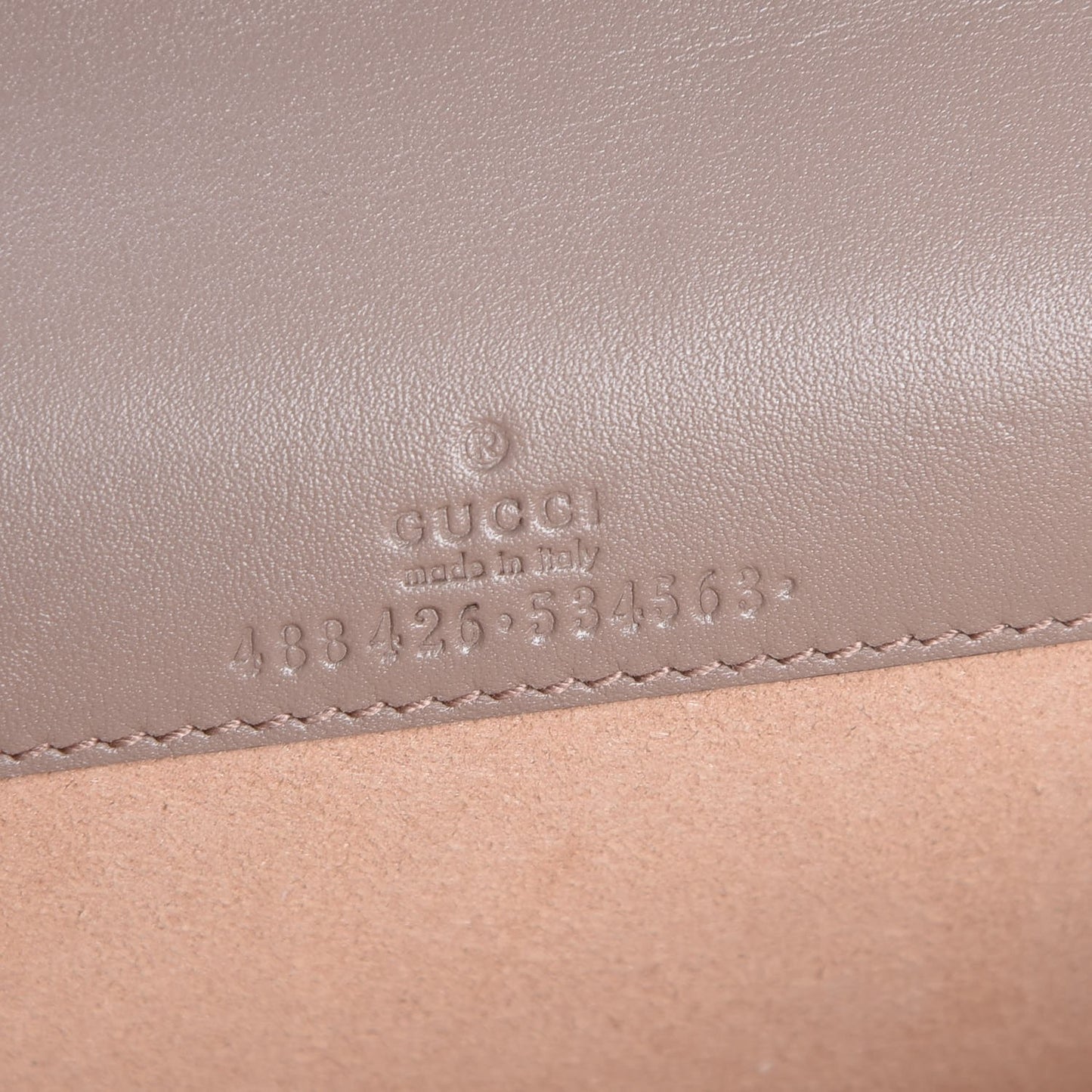 Calfskin Matelasse GG Marmont Mini Bag Porcelain Rose