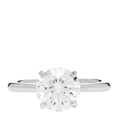 Tiffany Platinum Diamond 1.54ct Solitaire Engagement Ring 46 3.75 1 of 7