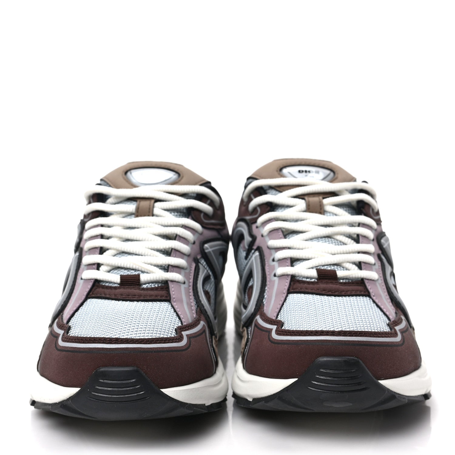 Christian Dior Technical Mesh Calfskin Mens B30 Sneakers 40 Brown 2 of 8
