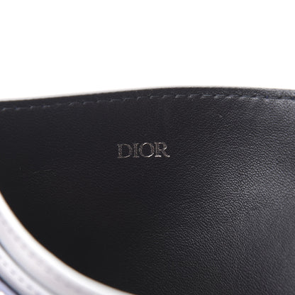 Christian Dior HOMME Textured Calfskin Gradient Card Holder Blue 6 of 7