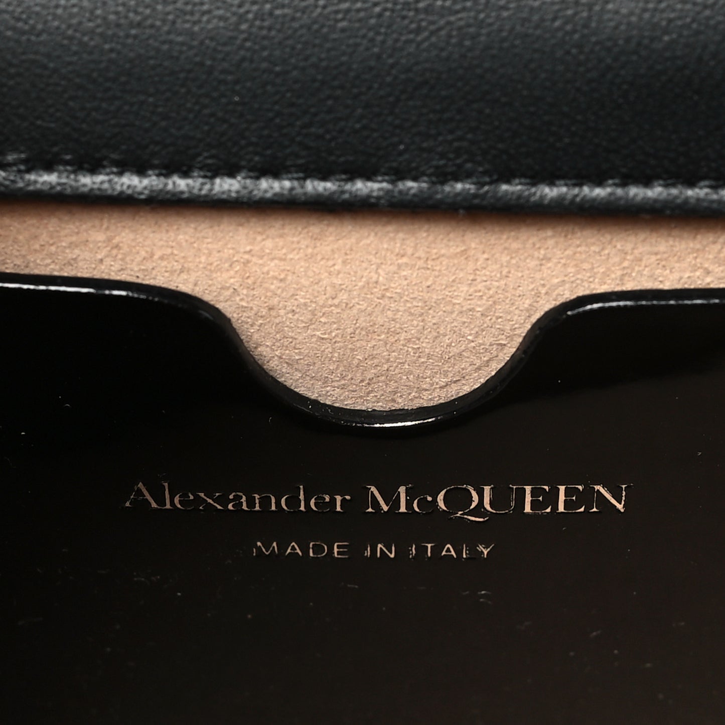 Patent Jeweled Satchel Black