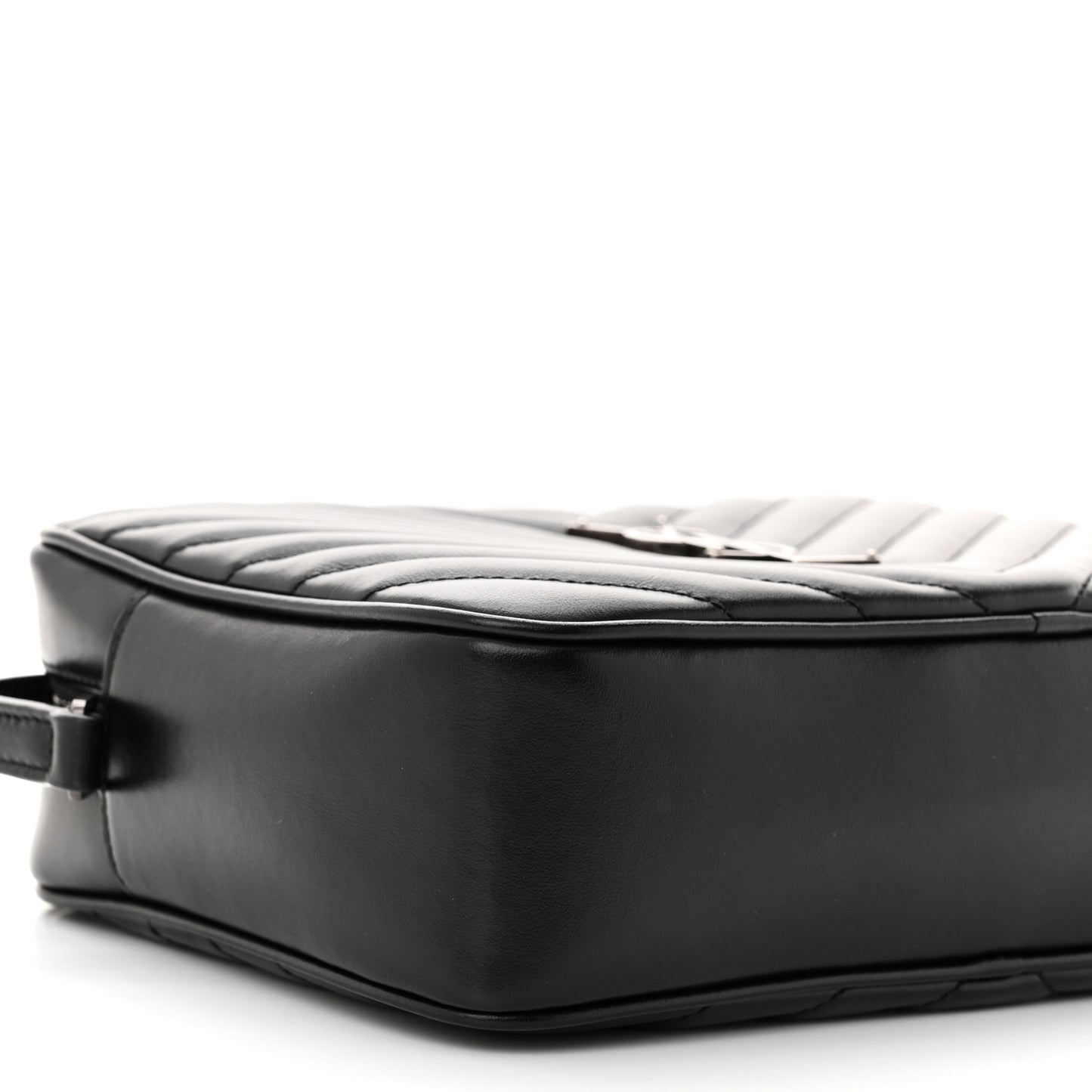 Calfskin Matelasse Monogram Lou Camera Bag Black
