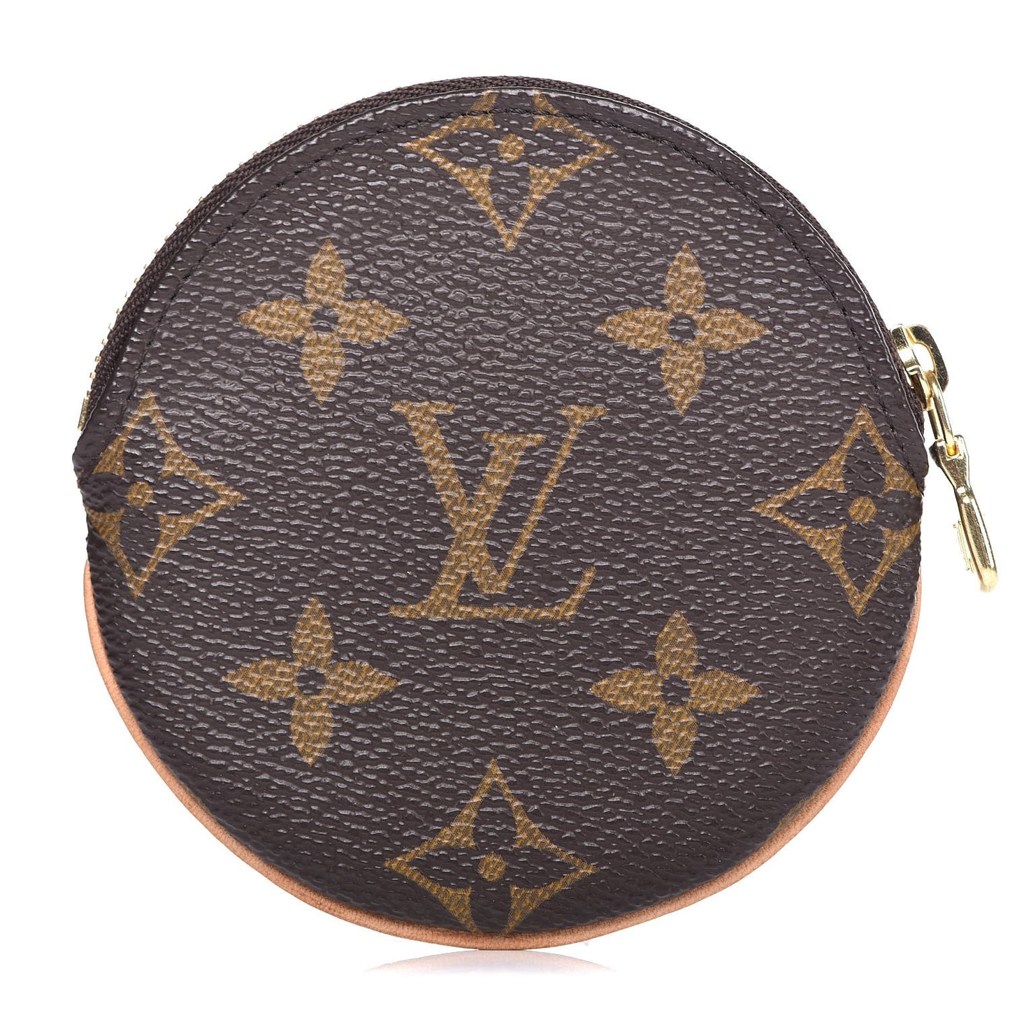 Monogram Round Coin Purse