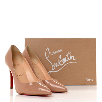 Christian Louboutin Patent Pigalle 100 Pumps 36 Nude 8 of 8