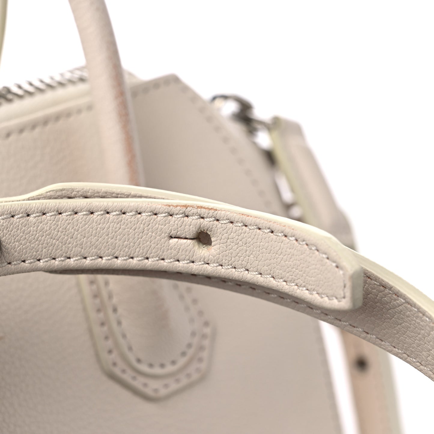 Sugar Goatskin Small Antigona Off White