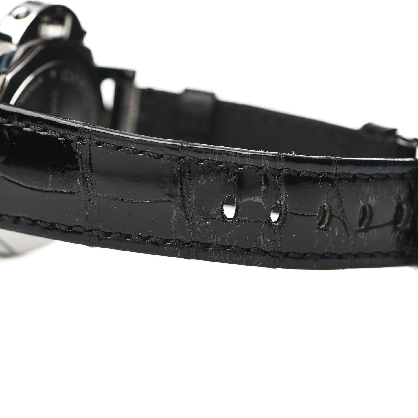 Stainless Steel Alligator 38mm Luminor Automatic Watch Grey PAM01247