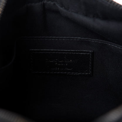 Saint Laurent Calfskin Matelasse Monogram Lou Camera Bag Black 8 of 9